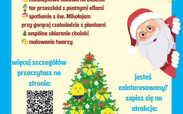 🍋 Lemonowy Dzień z Mikołajem w Lemon Fitness! 🎅✨