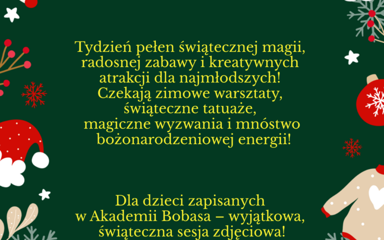 🎄 Nadchodzi Świąteczny Tydzień Tematyczny w Lemon Fitness!