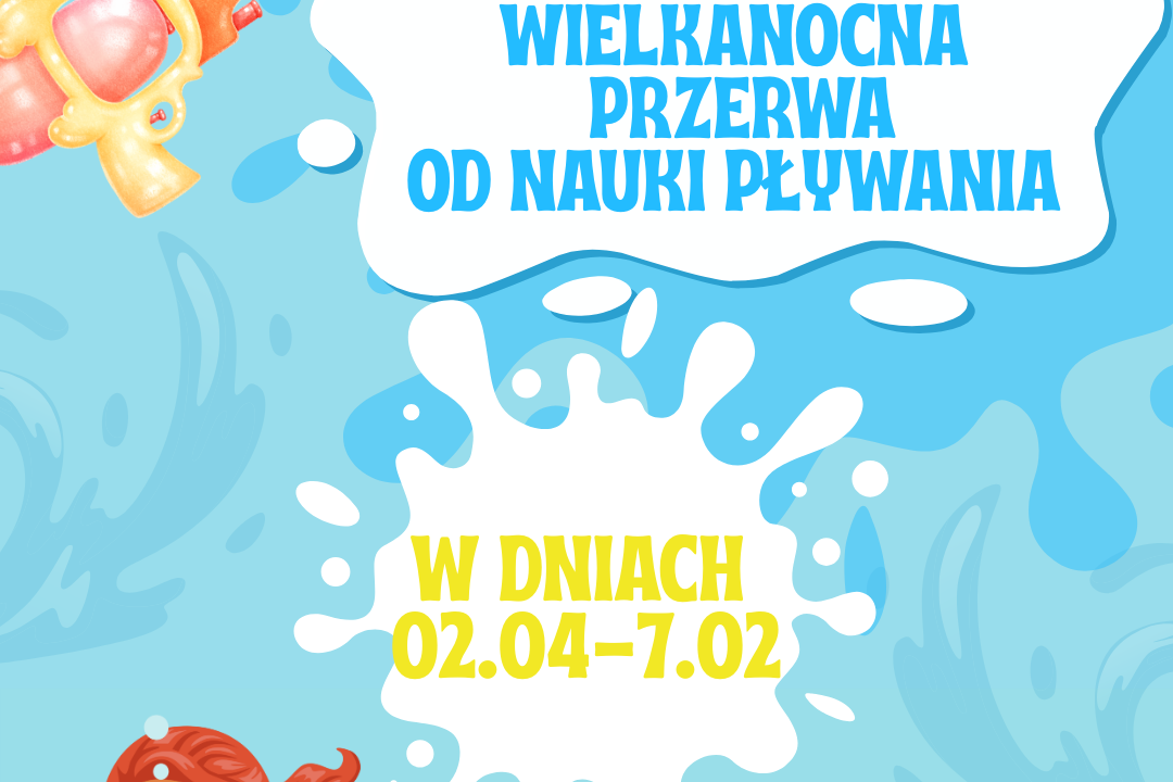 Przerwa świąteczna w Lemon Fitness (2.04–7.04) – czas na regenerację i powrót z nową energią do pływania!