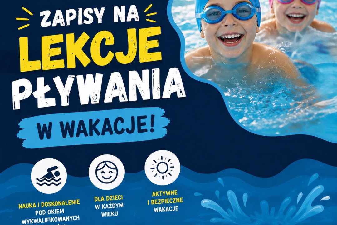 Nauka pływania podczas wakacji!