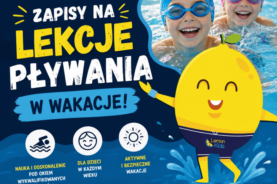 Nauka pływania podczas wakacji!